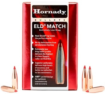 Пуля Hornady ELD Match калибр 6.5 мм масса 140 гр (9.1 г) 100 шт
