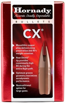 Пуля Hornady CX калибр 30 масса 190 гр (12,3 г). 50шт