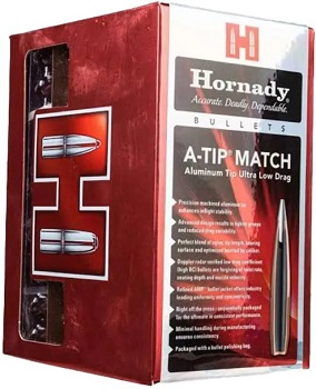 Пуля Hornady A-TIP Match калибр 224 масса 76 гр (4,93 г) 100 шт Пуля Hornady A-TIP Match калибр 224 масса 76 гр (4,93 г) 100 шт