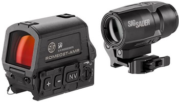 Комплект Sig Sauer коліматор ROMEO8T-AMR 1X40 і магніфер JULIET3T-AMR 3X22MM (SORJ8T101)