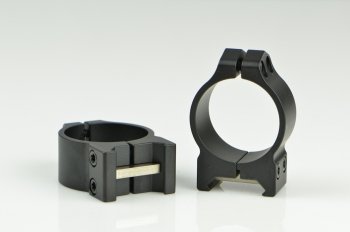 Кільця Warne Maxima Fixed Rings 30 мм. Під планку Weaver / Picatinny. Висота Low (низький) під об'єктиви 24-42 мм. Сталь.