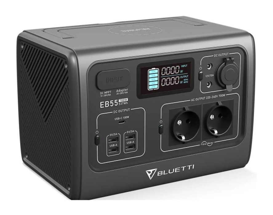 Зарядная станция Bluetti PowerOak EB55 (537 Вт•ч / 700 Вт